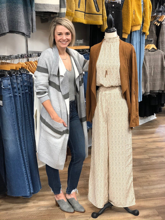 How to Wear a Long Cardigan