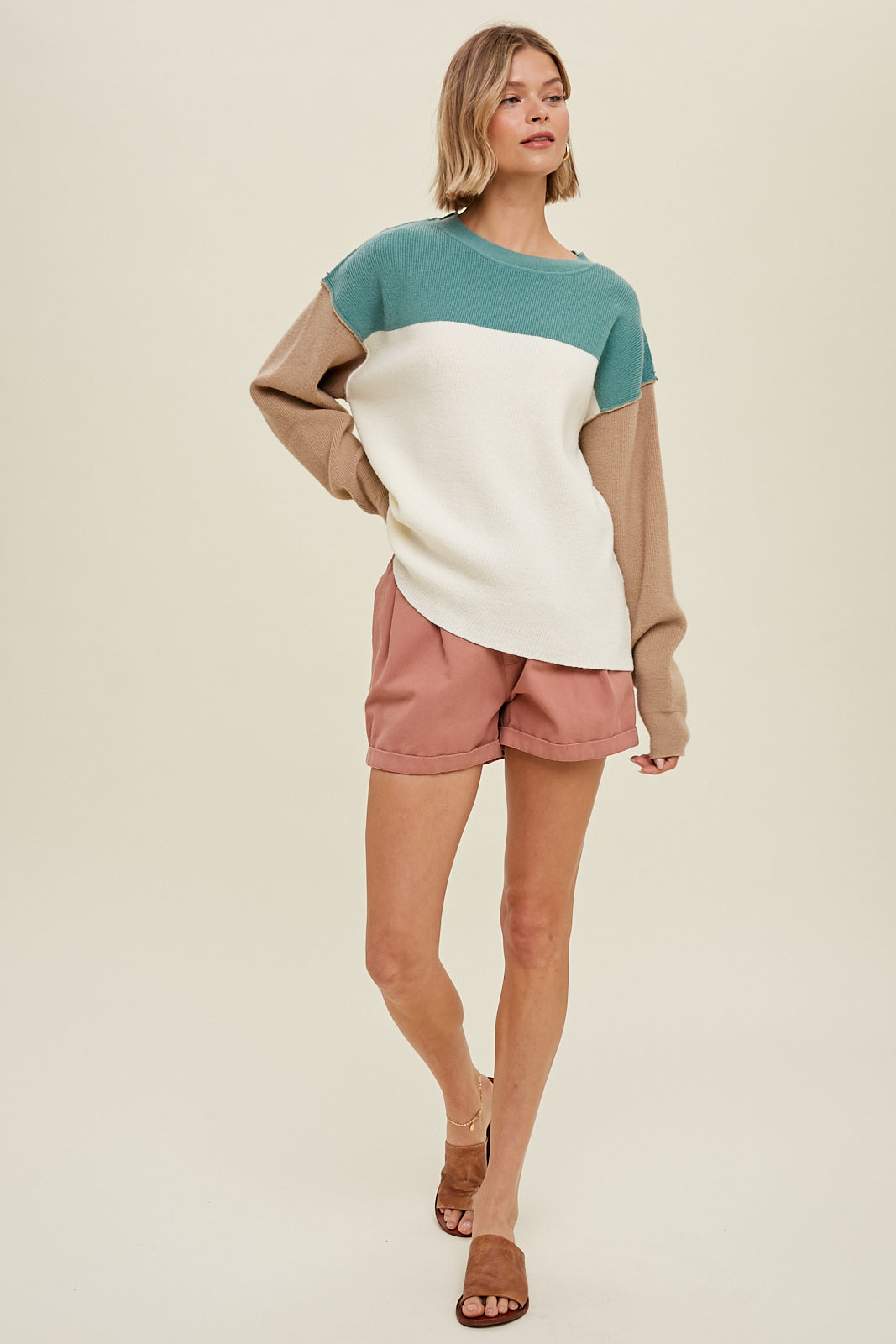 Reverse Stitch Sweater