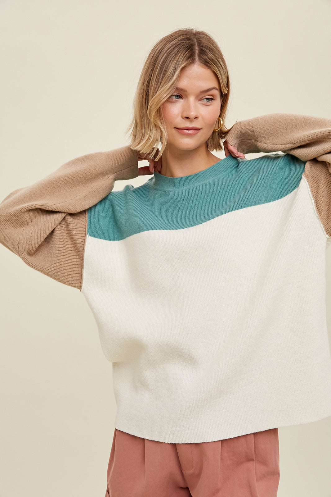 Reverse Stitch Sweater
