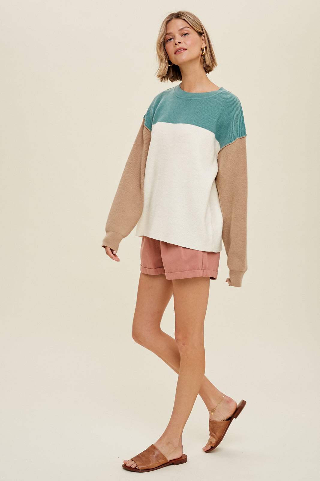Reverse Stitch Sweater