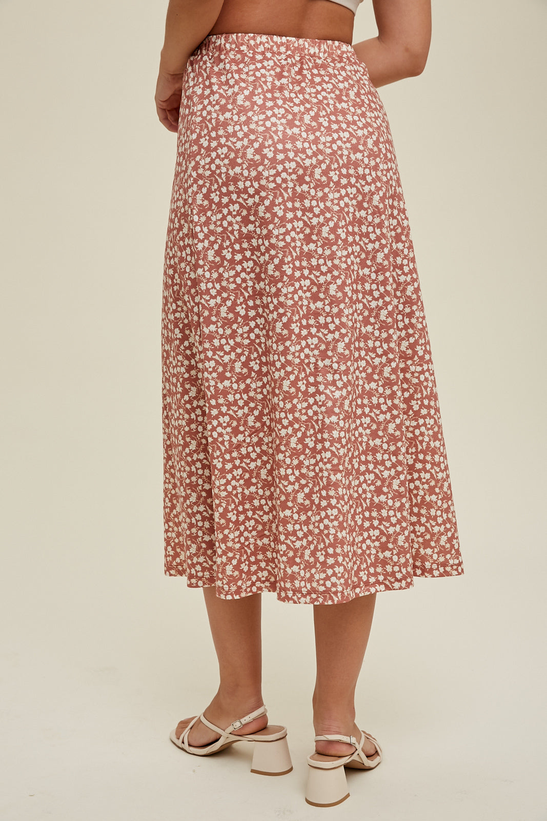 Floral Midi Skirt