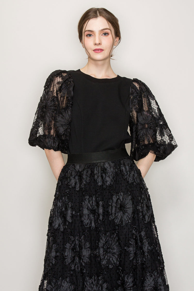 Floral Applique Top