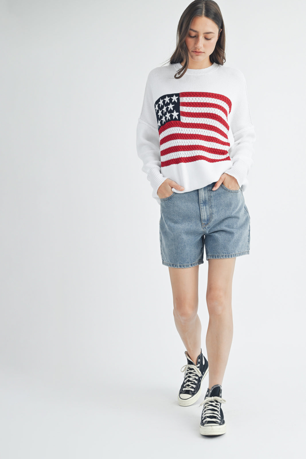 American Flag Sweater