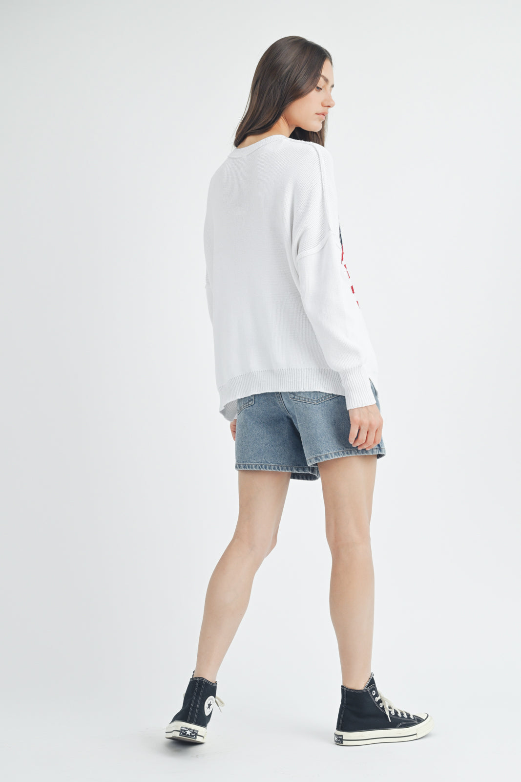 American Flag Sweater