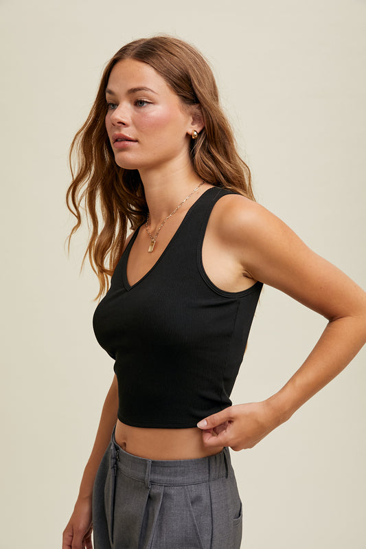 Bralett Tank - Black