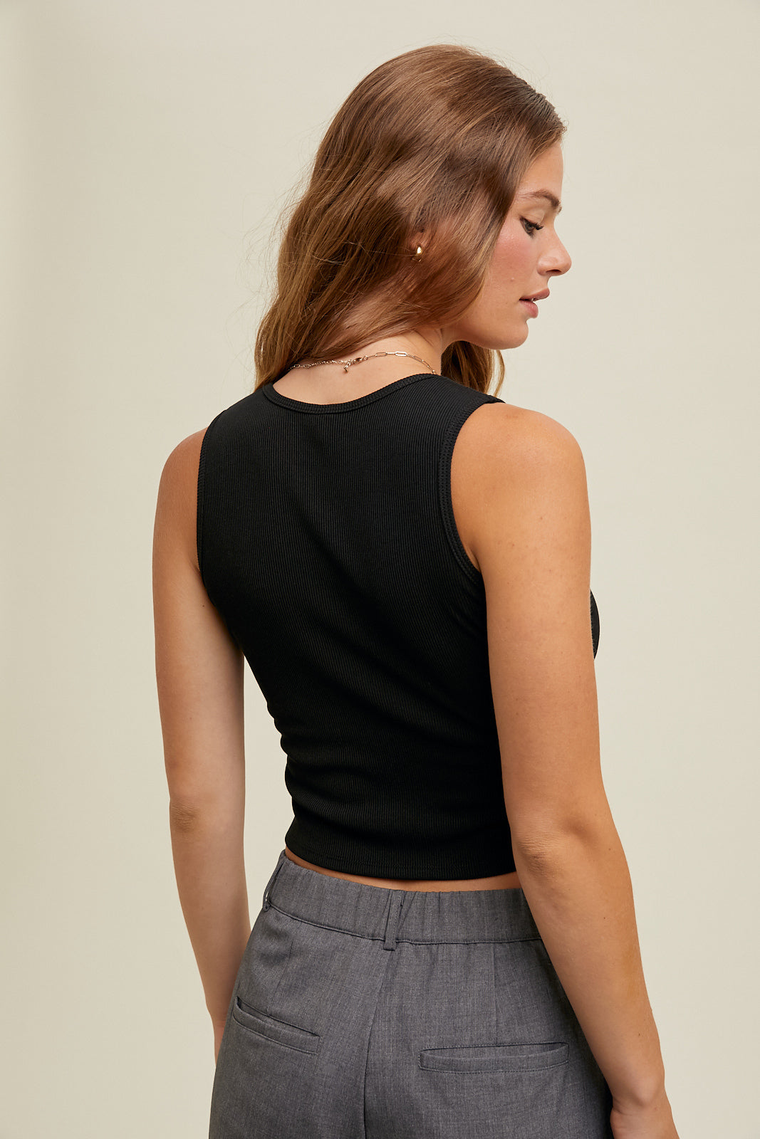 Bralett Tank - Black