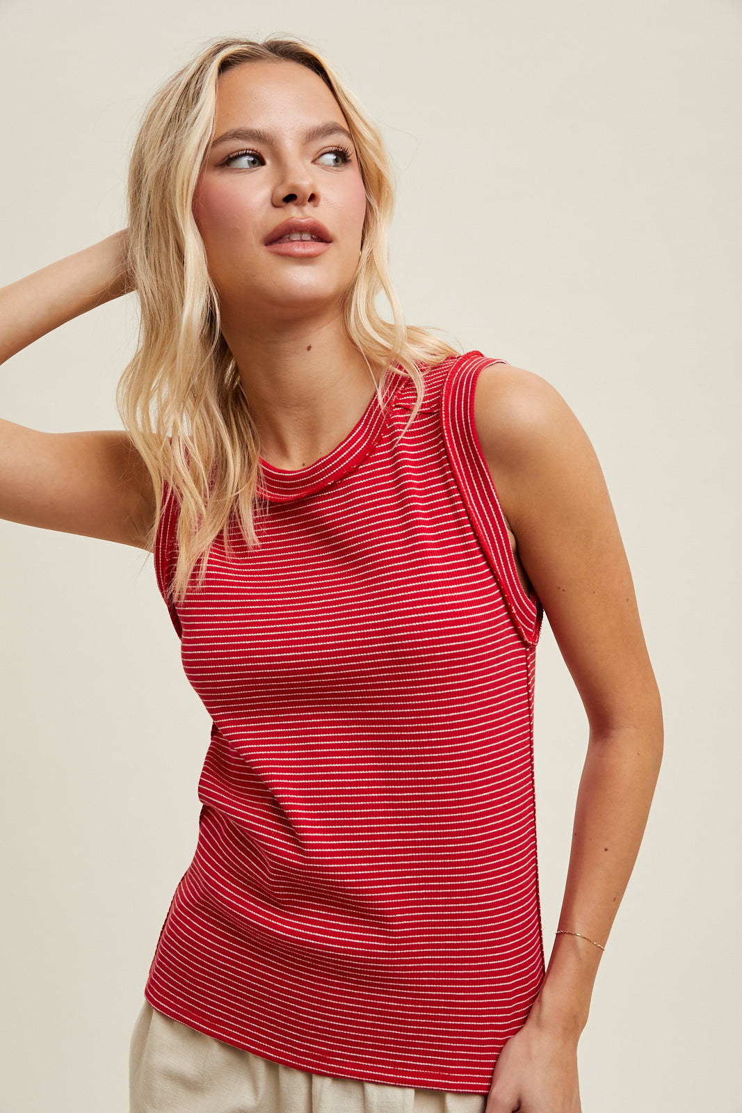 Red Striped Tank