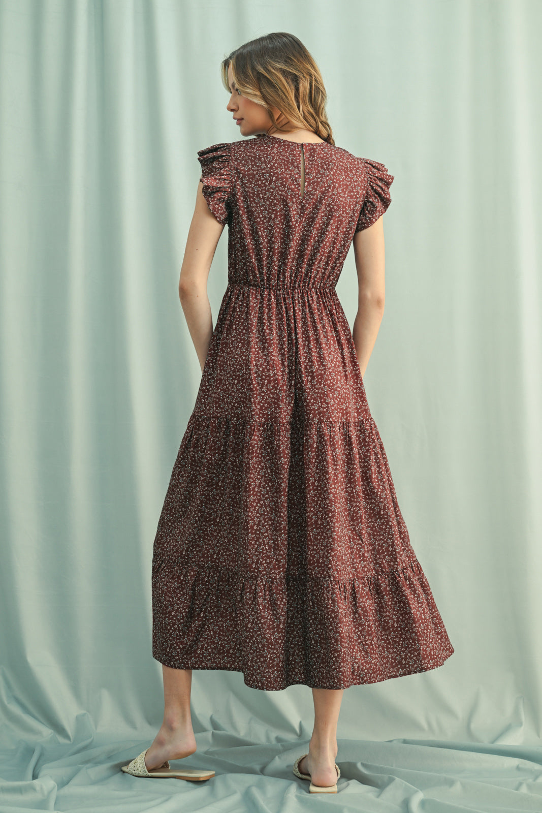 Smocked Ruffled Dress