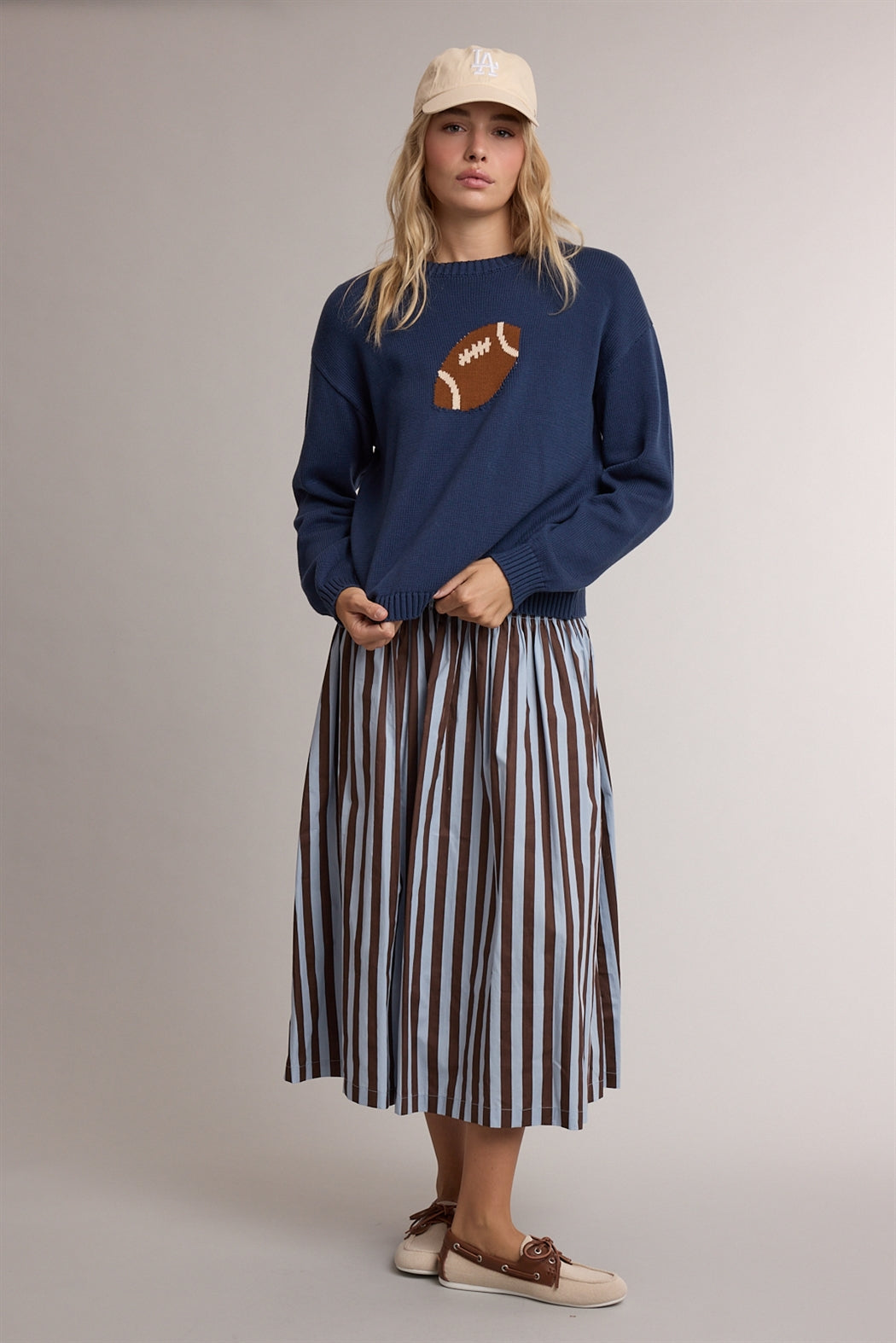 Navy Football Sweater