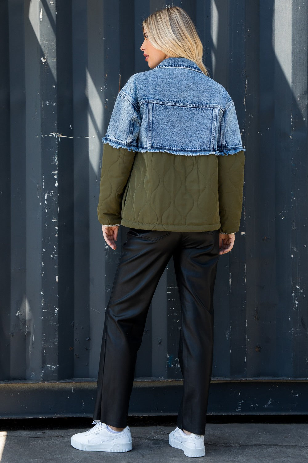 Combo Denim & Quilt Jacket