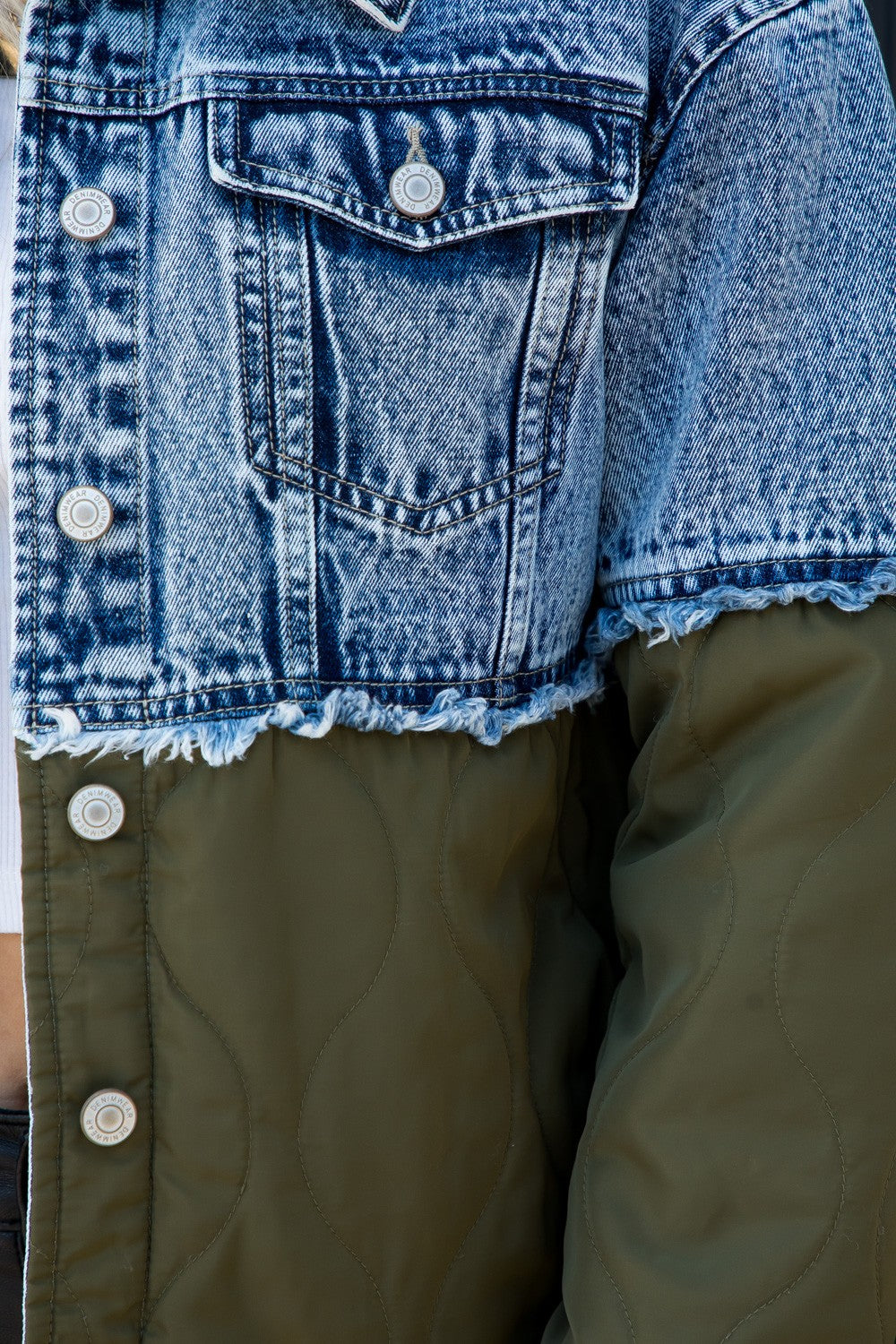 Combo Denim & Quilt Jacket