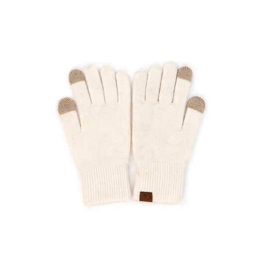 Soft Tech-Touch Gloves - Ivory