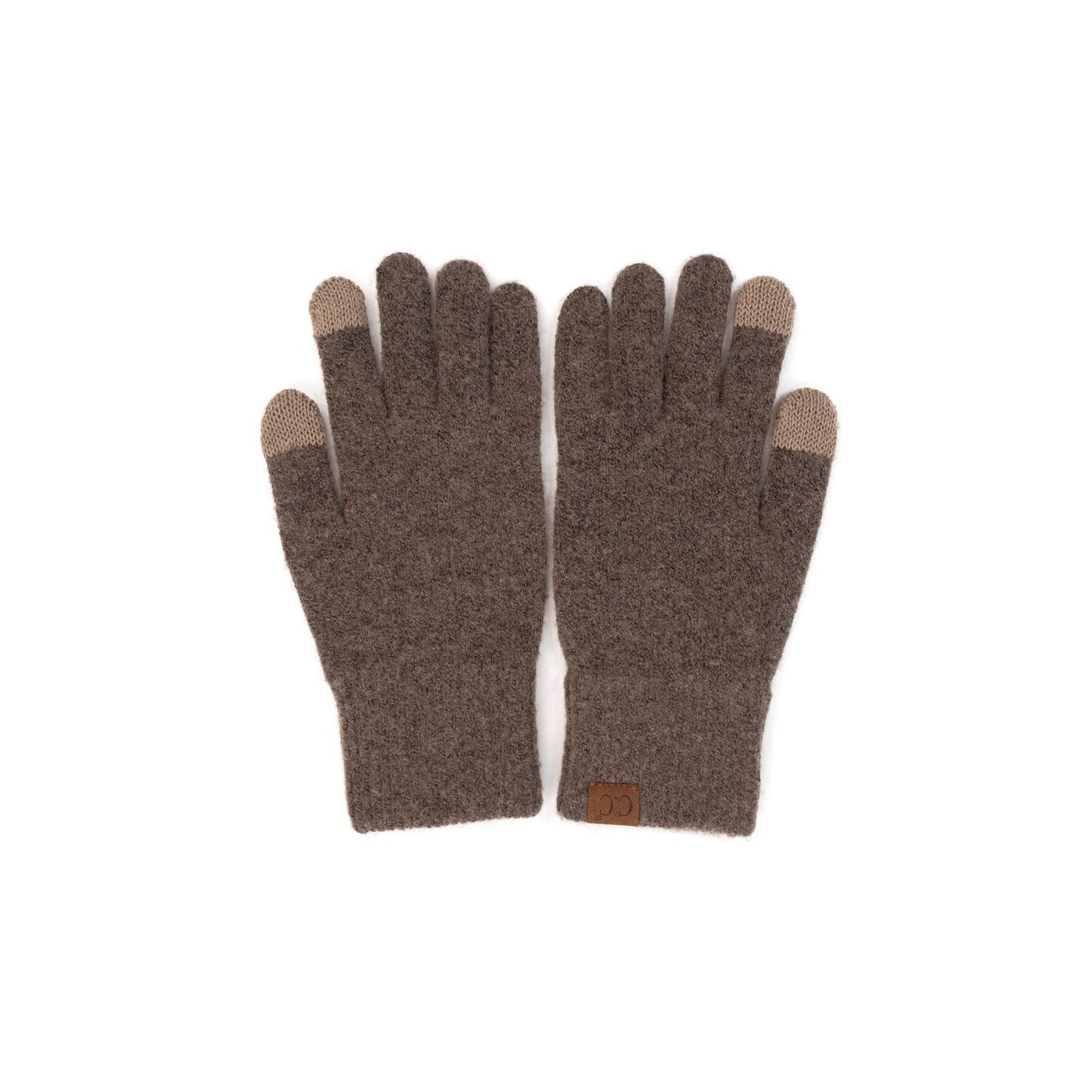 Soft Tech-Touch Gloves - Earth Brown