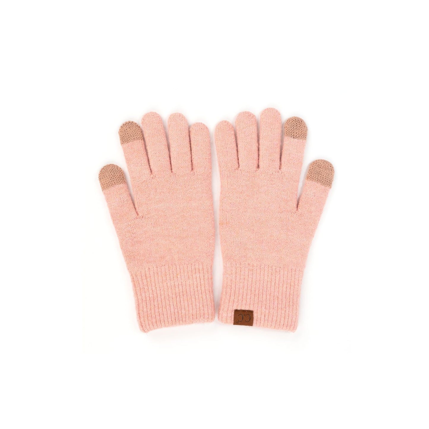 Soft Tech-Touch Gloves - Rose Tan