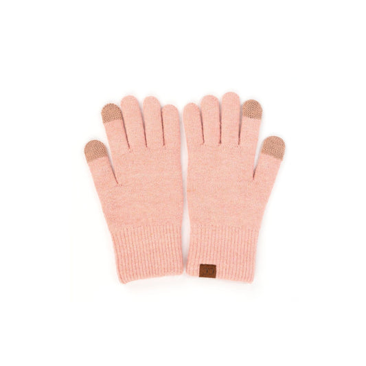 Soft Tech-Touch Gloves - Rose Tan