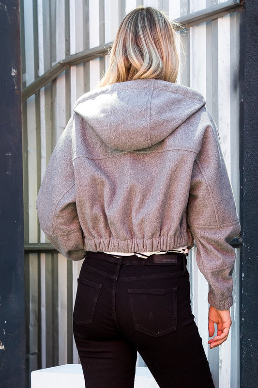 Hooded Zip Coat