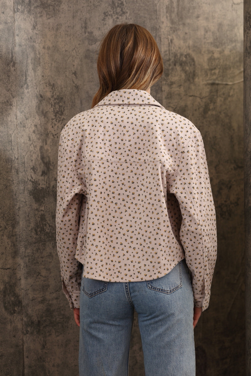 Floral Button Up Jacket