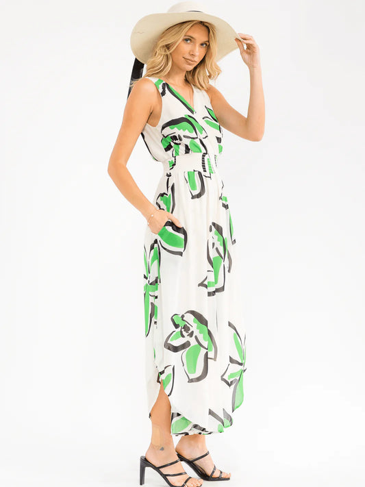 Sleeveless Floral Jumpsuit