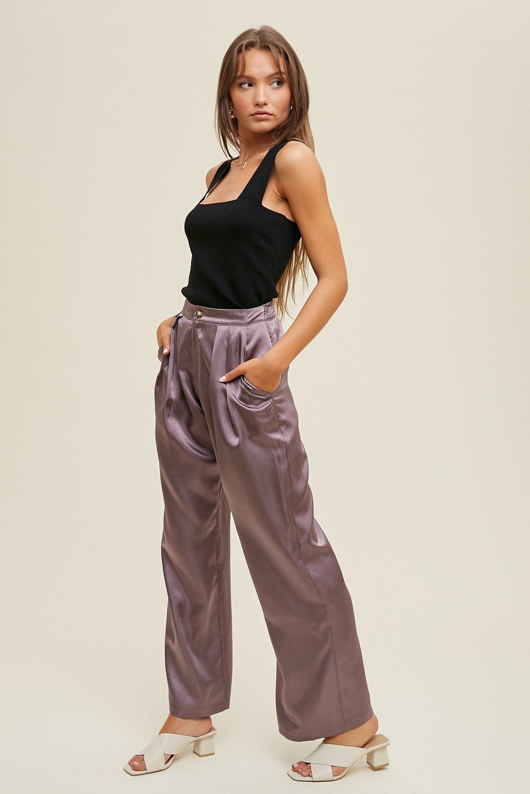 Square Neck Sweater Tank