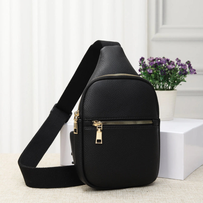 Sling Slim Fit Crossbody - Black