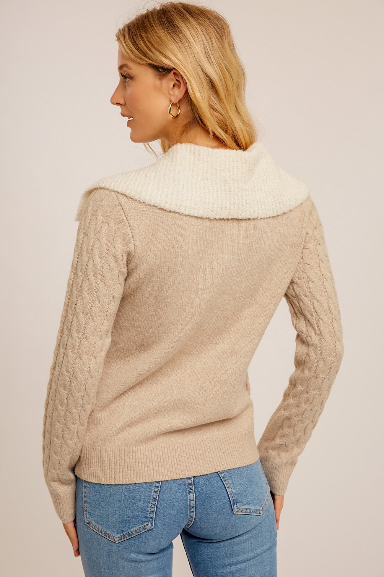 Oversized Collar Sweater
