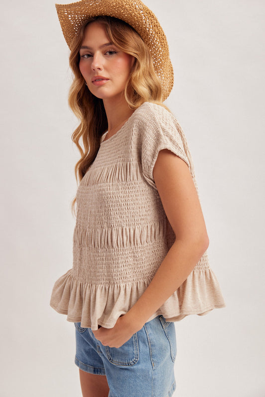 Smocked Ruffle Top