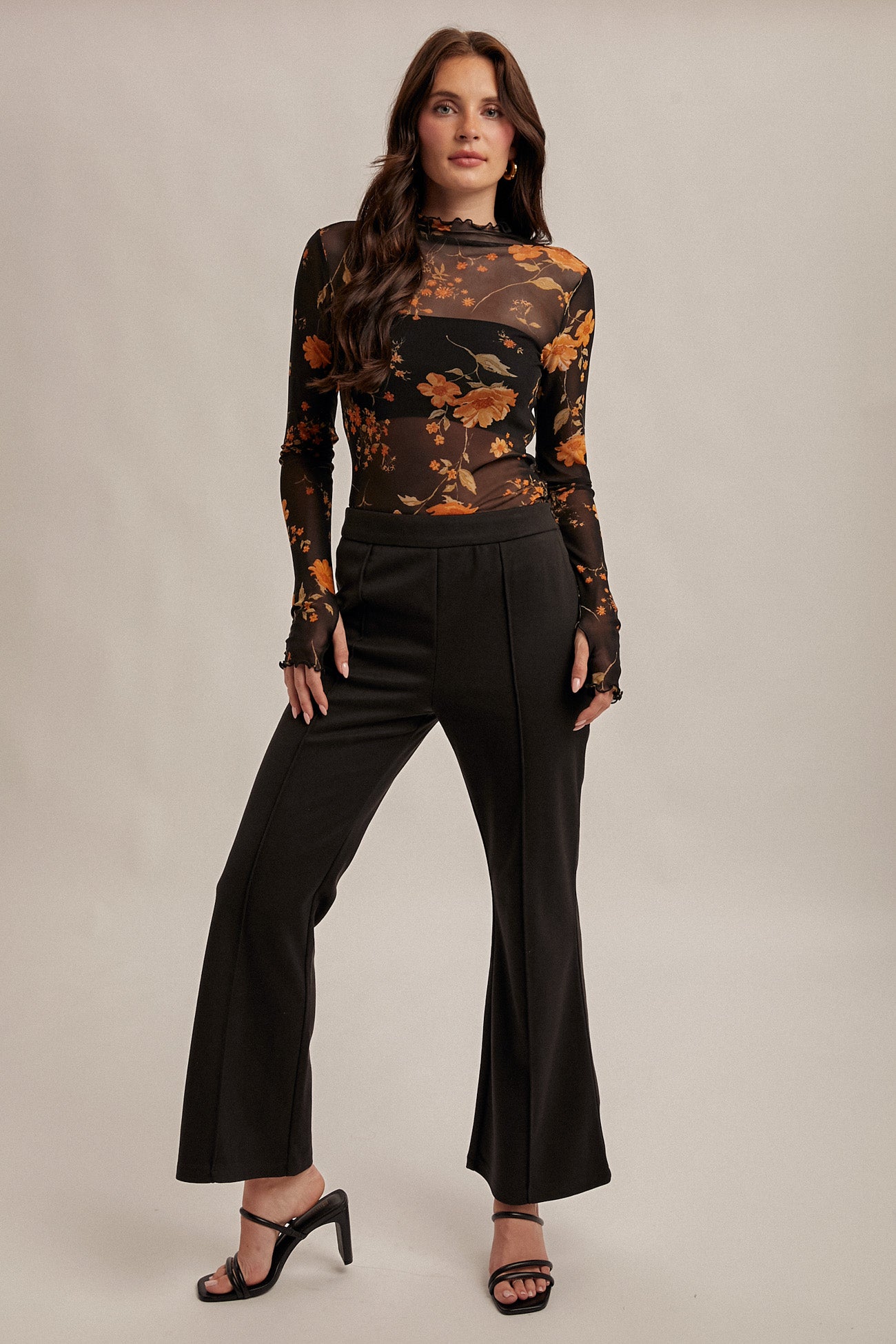 Side Zip Textured Pants - Black – Emilie-Bs