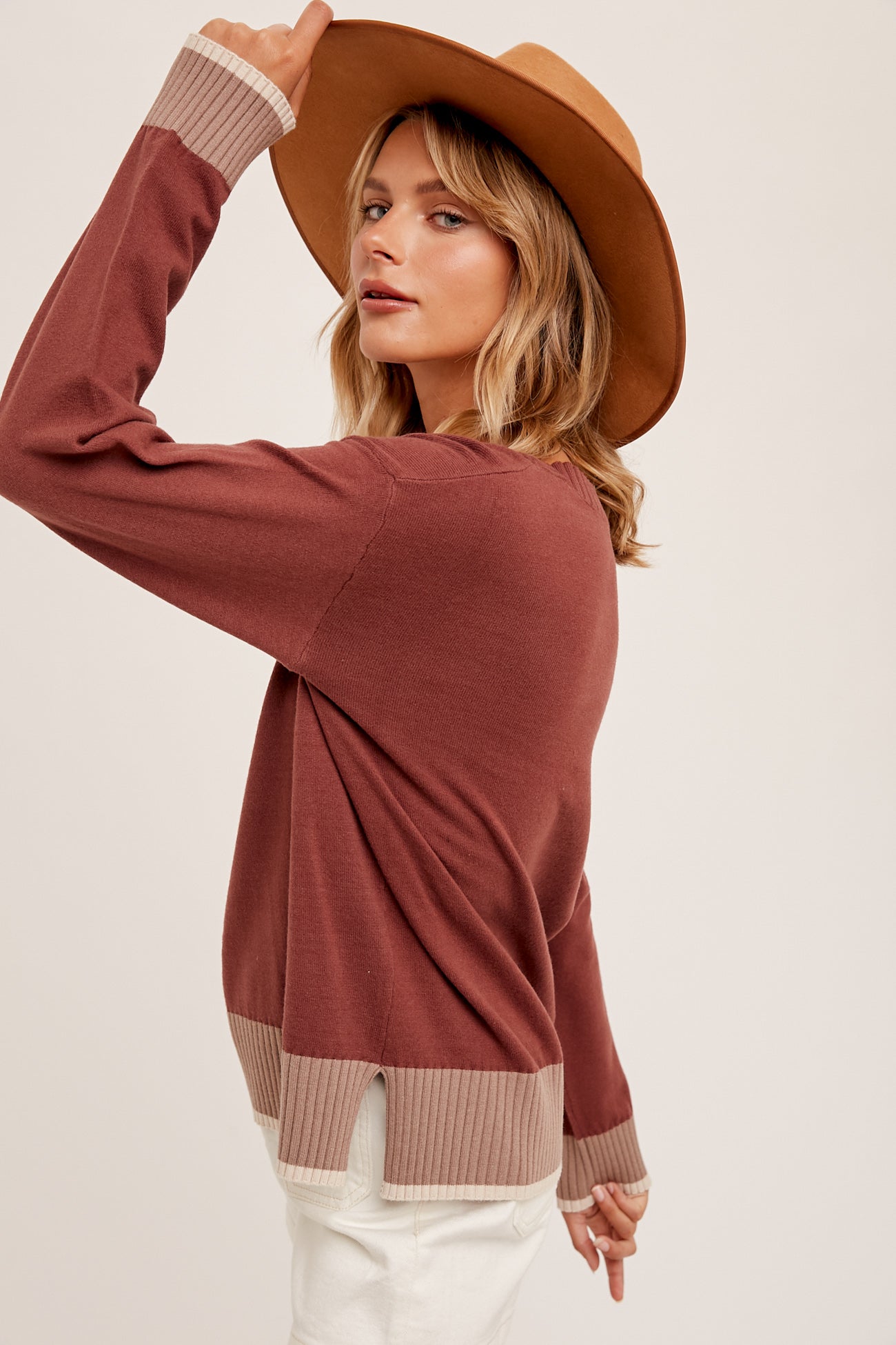 Boatneck Pullover Sweater