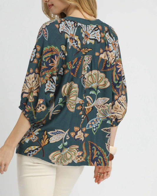 Boho Paisley Top