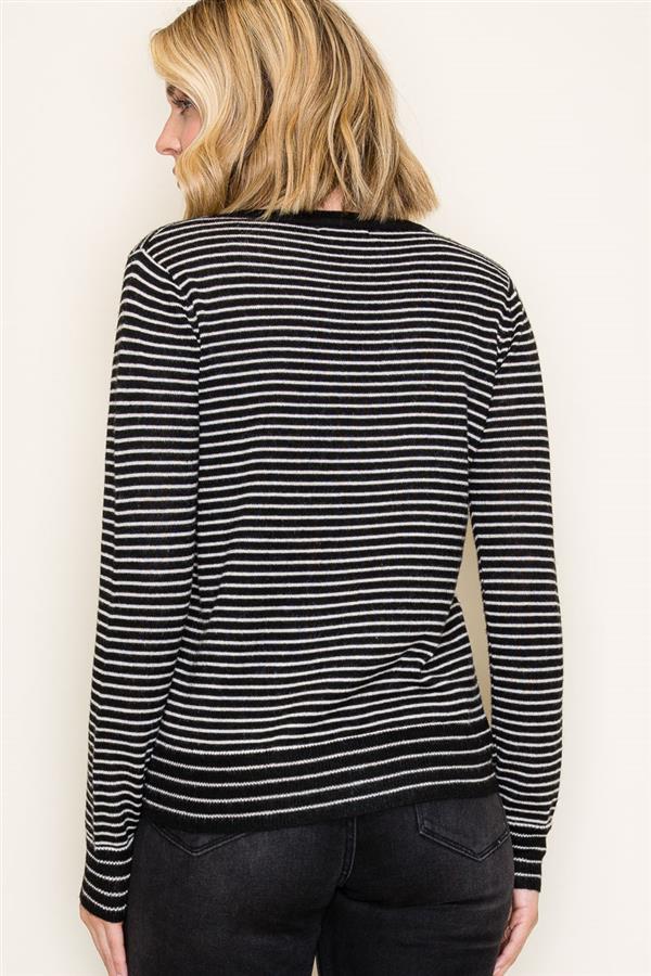 Striped Crew Neck Sweater