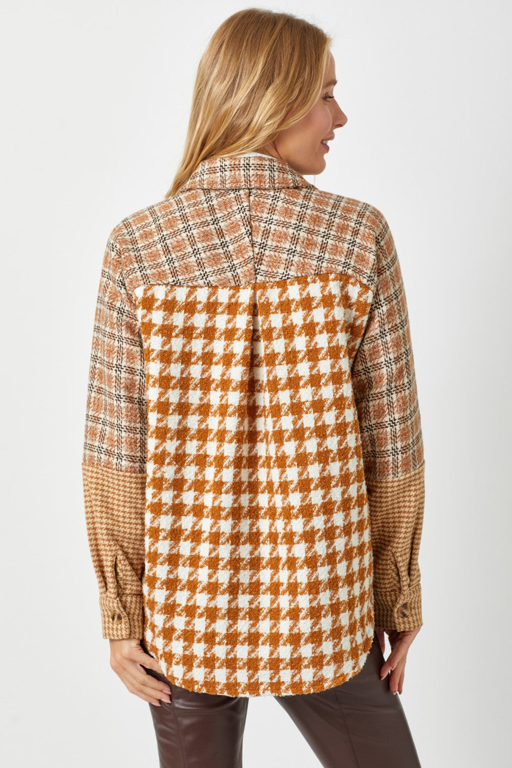 Hi-Lo Plaid Shacket