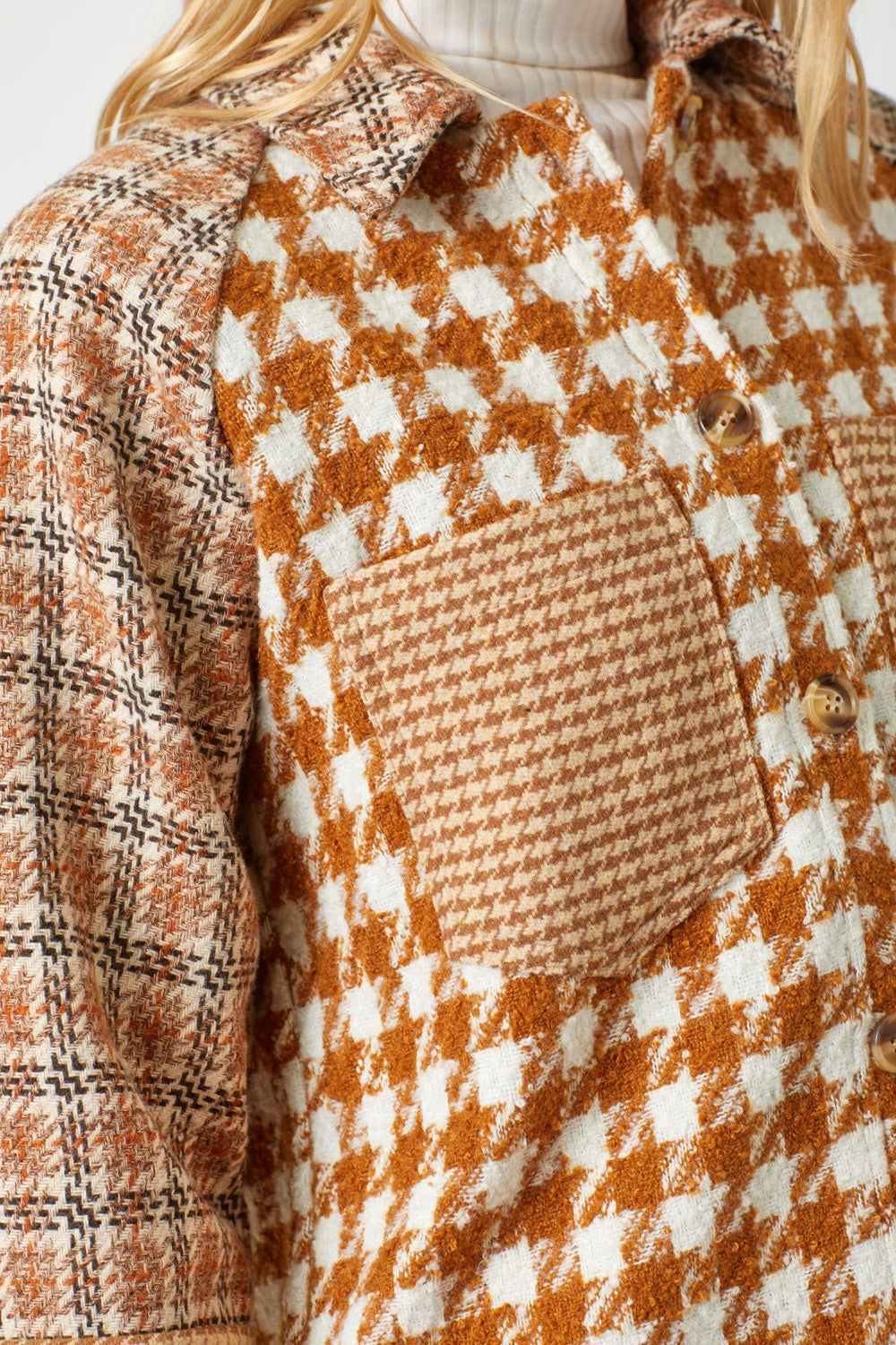 Hi-Lo Plaid Shacket