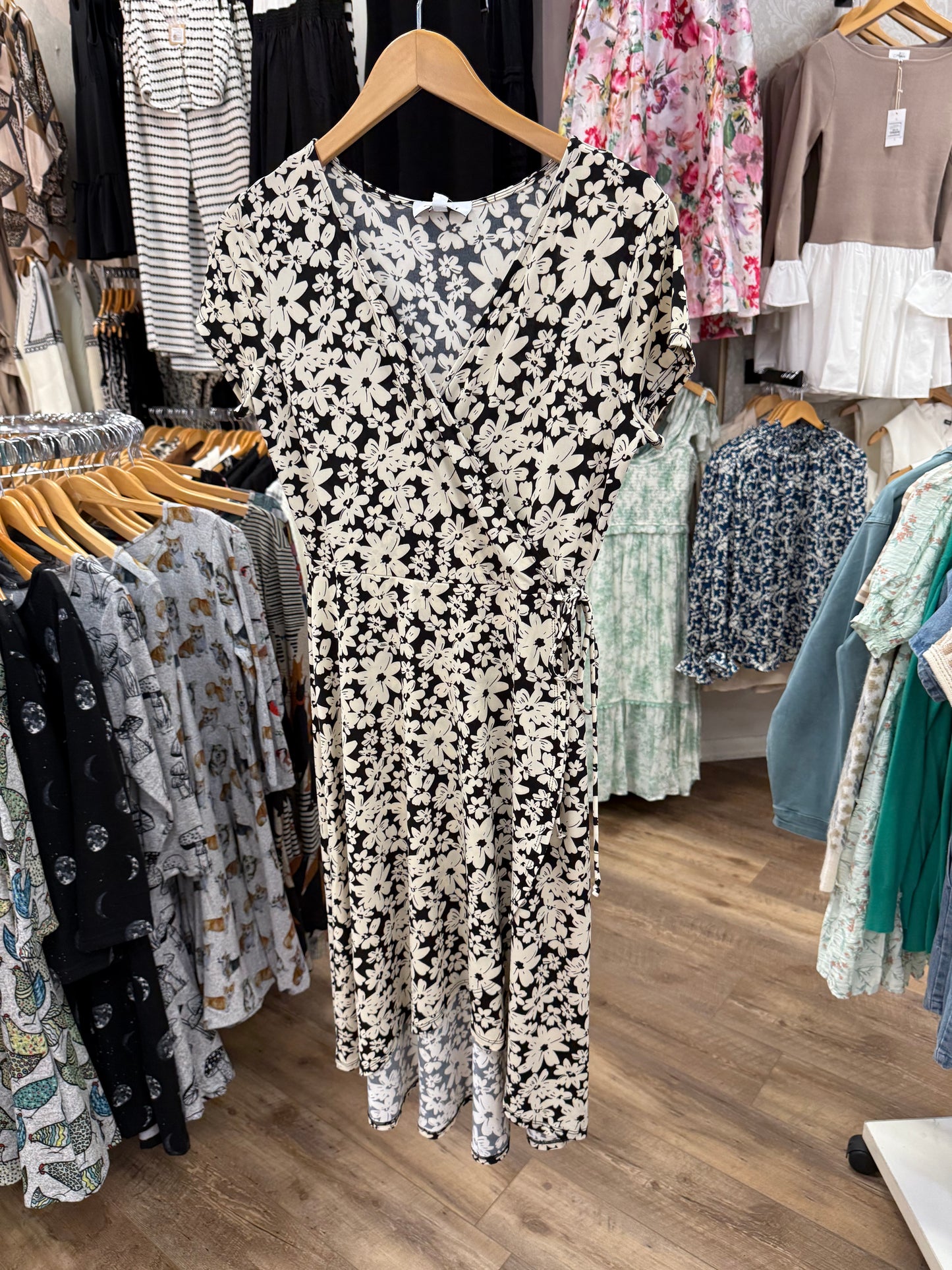 Ditsy Print Dress