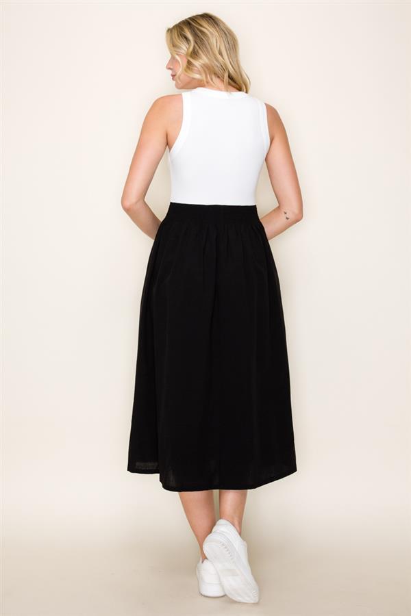 Racer Top Midi Dress