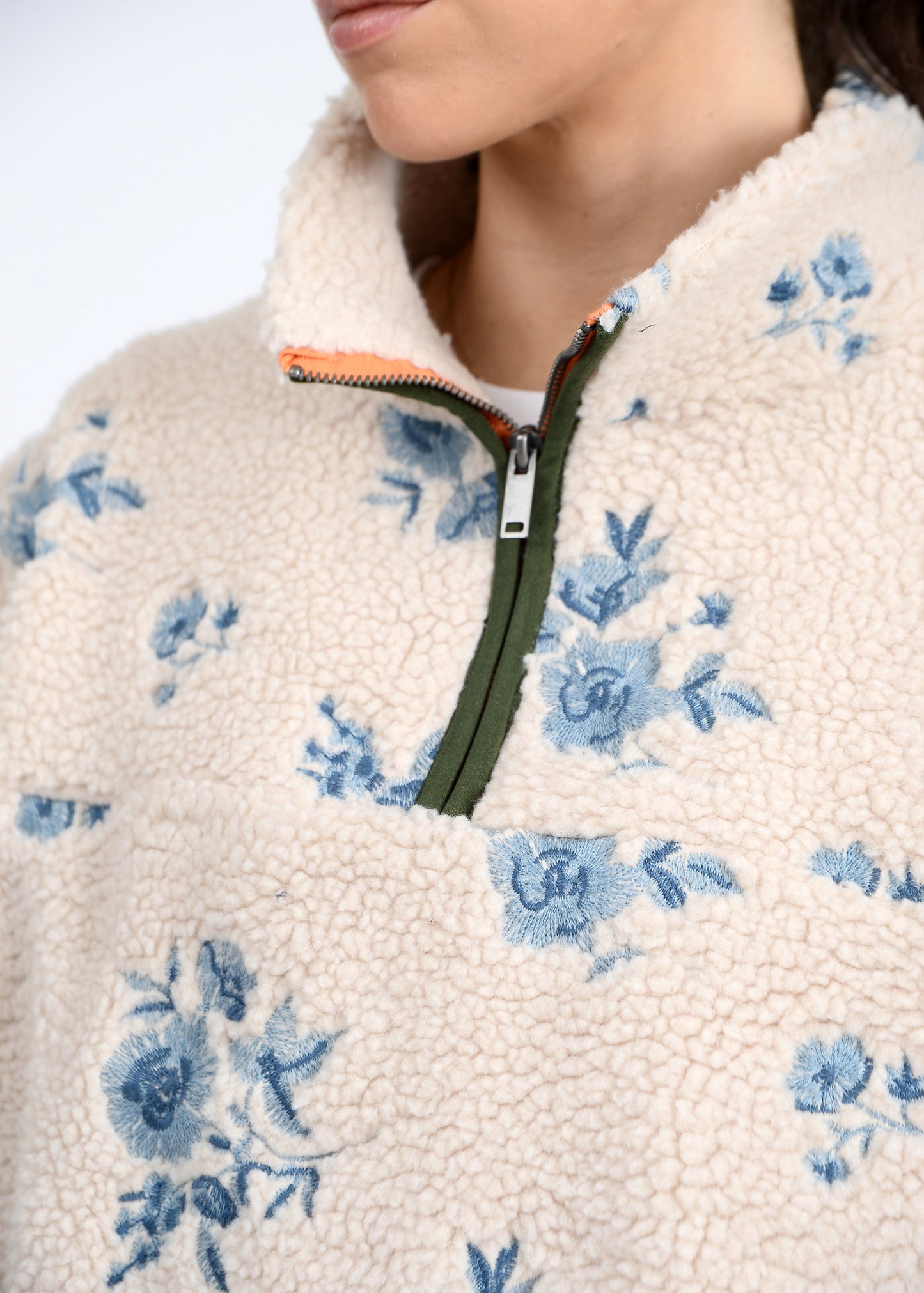 Mock Neck Anorak Jacket