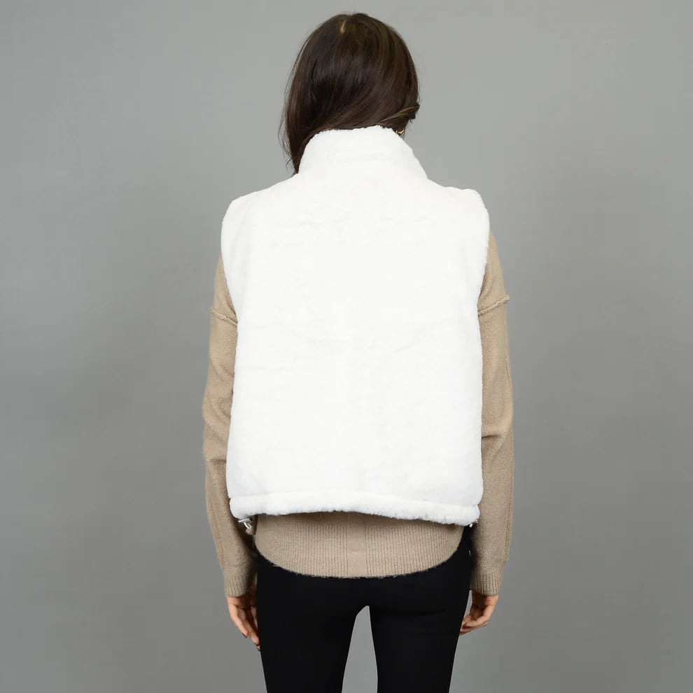 Lessie Cream Vest