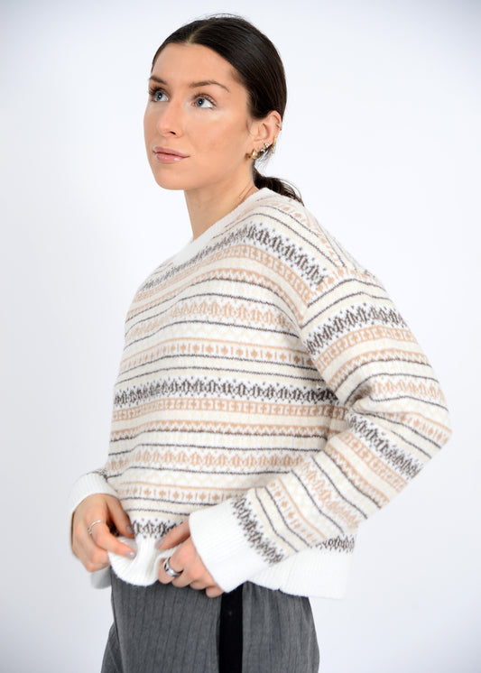 Hera Striped Pullover Sweater