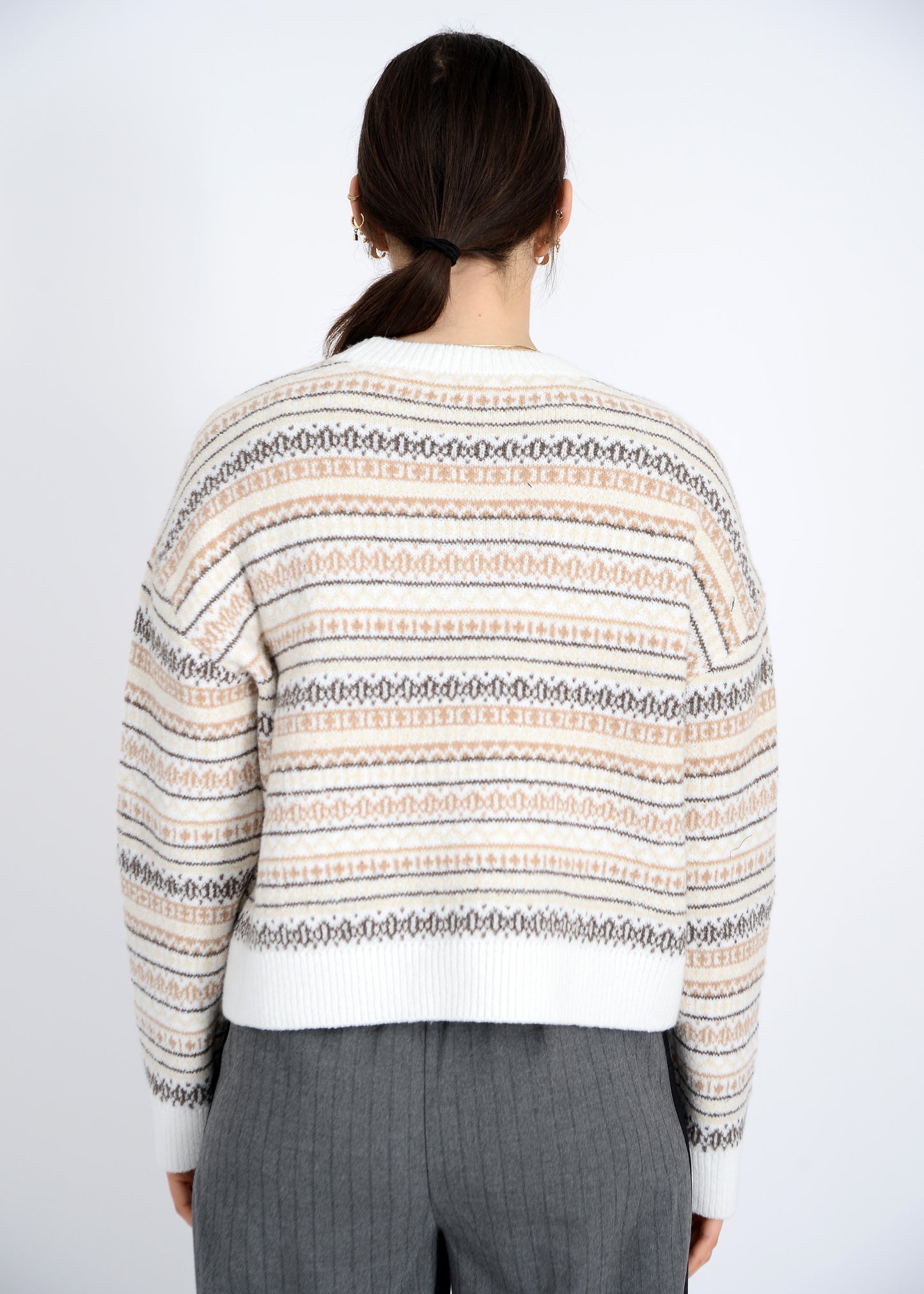 Hera Striped Pullover Sweater