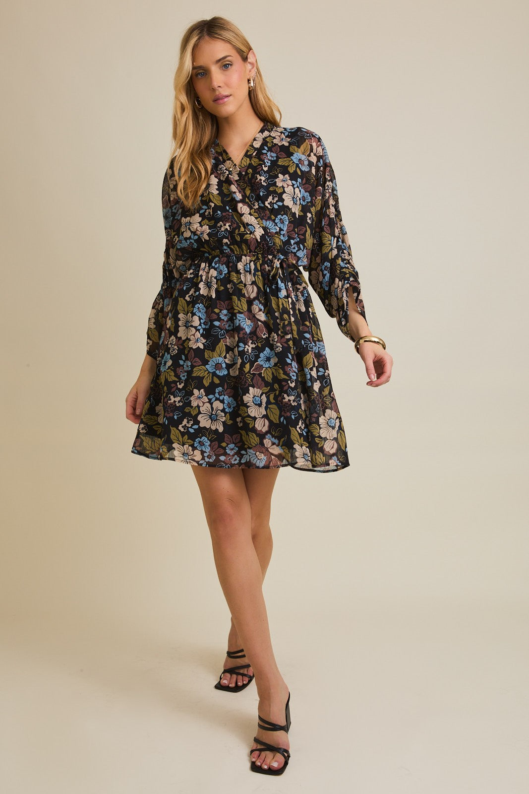 Floral Elastic Waist Top