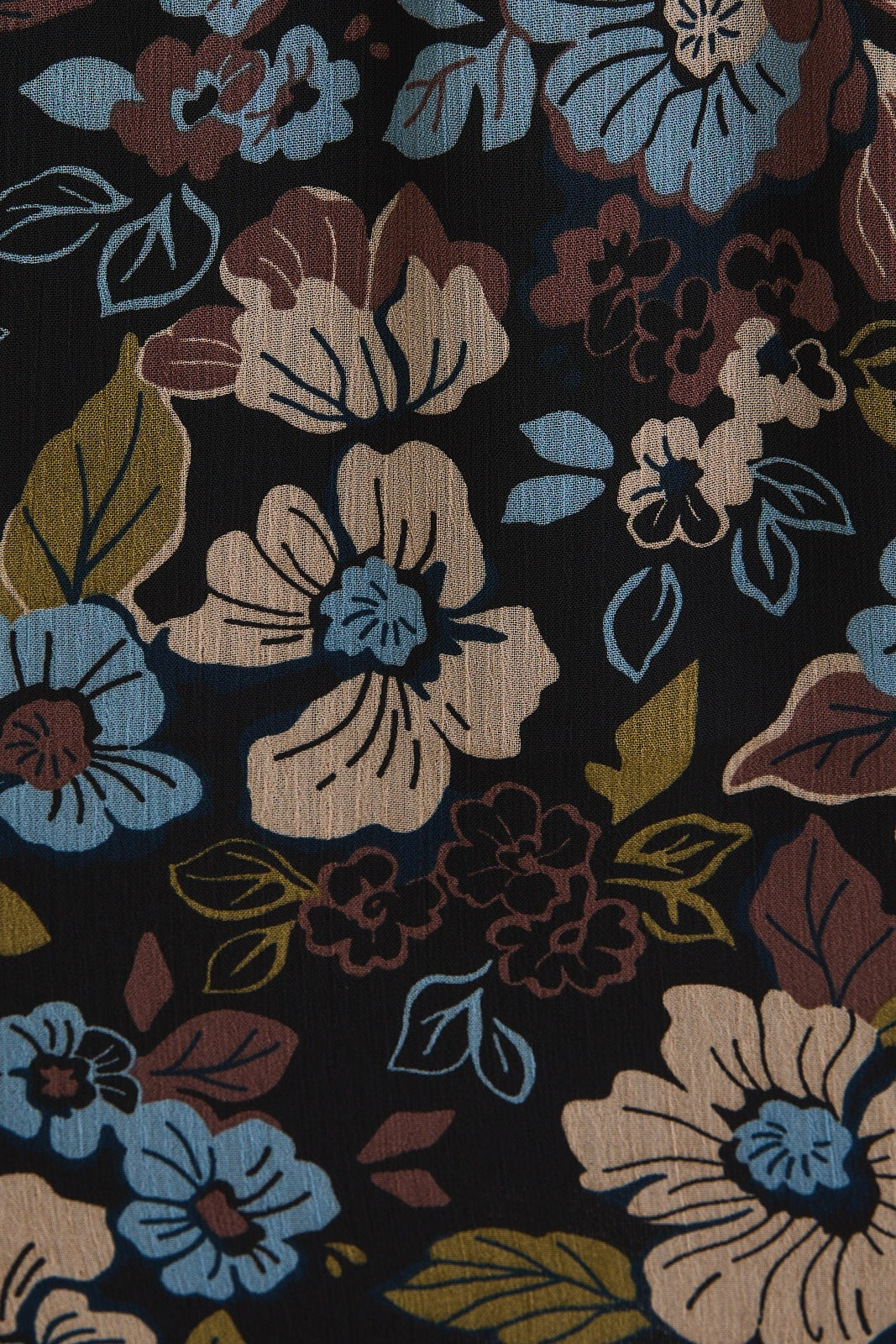 Floral Elastic Waist Top