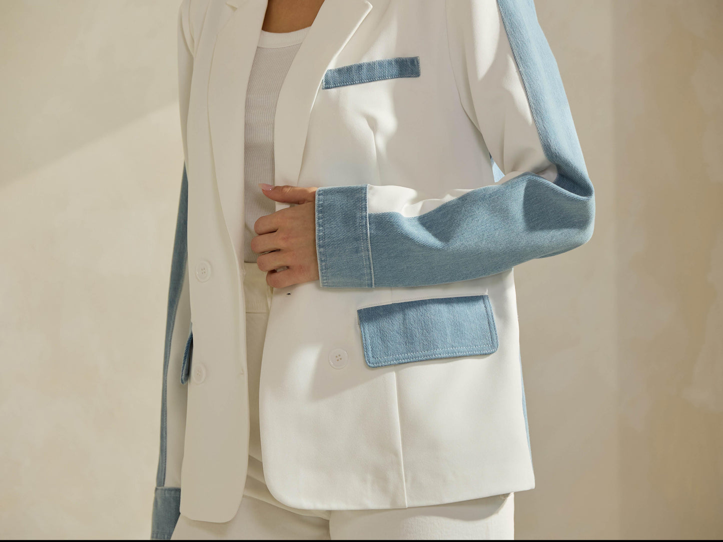 Color Block Blazer