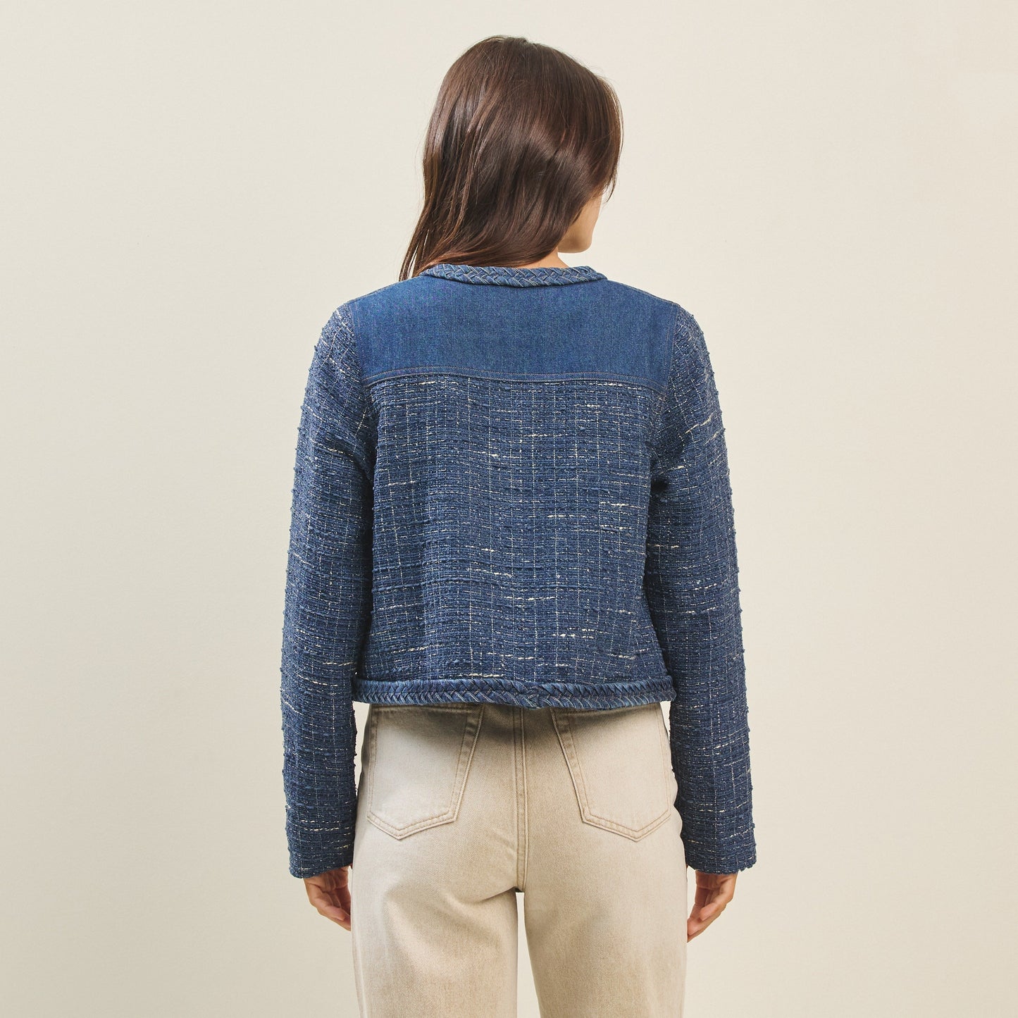 Denim Tweed Jacket