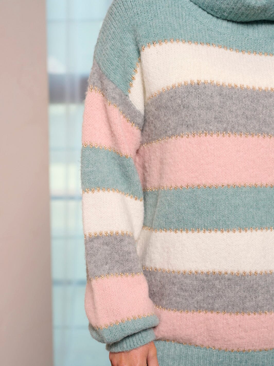Colorblock Stripe Sweater