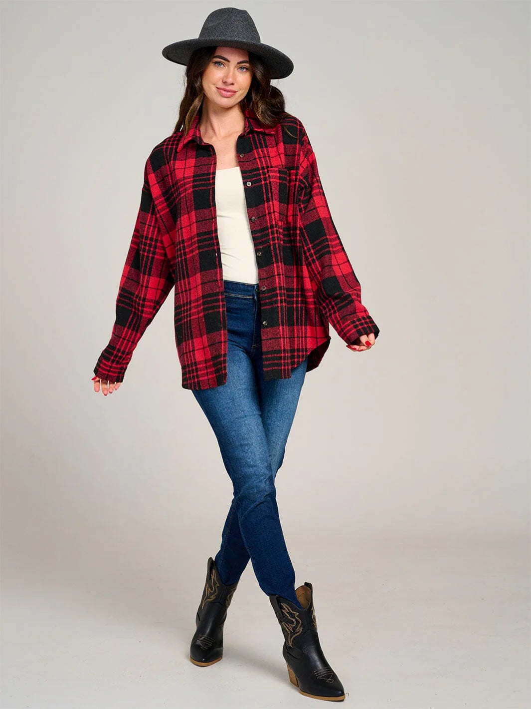 Pocket Button Up Shacket