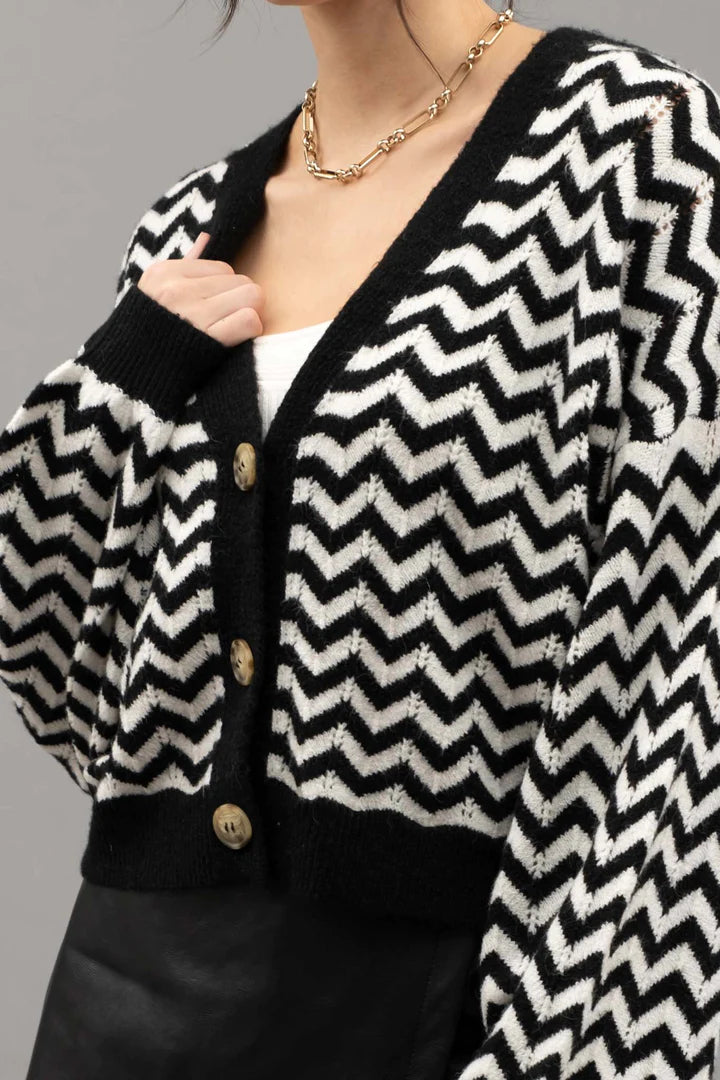 Chevron Cardigan