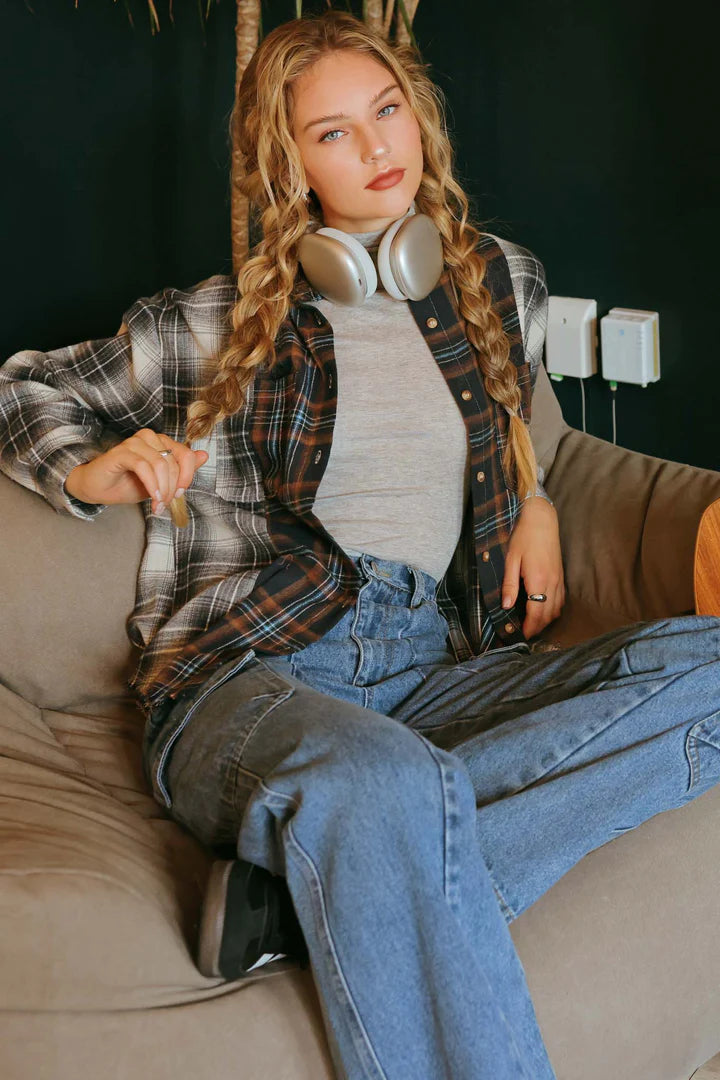 Plaid Patchwork Flannel