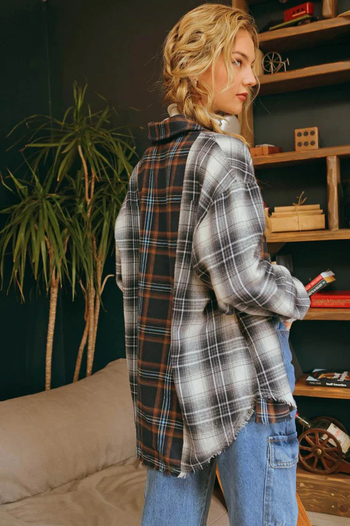 Plaid Patchwork Flannel