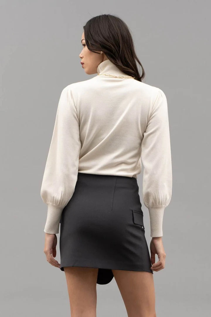 High Turtle Neck Top