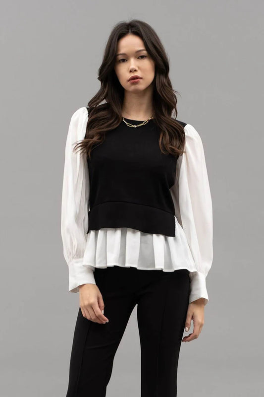 Layered Sweater Vest