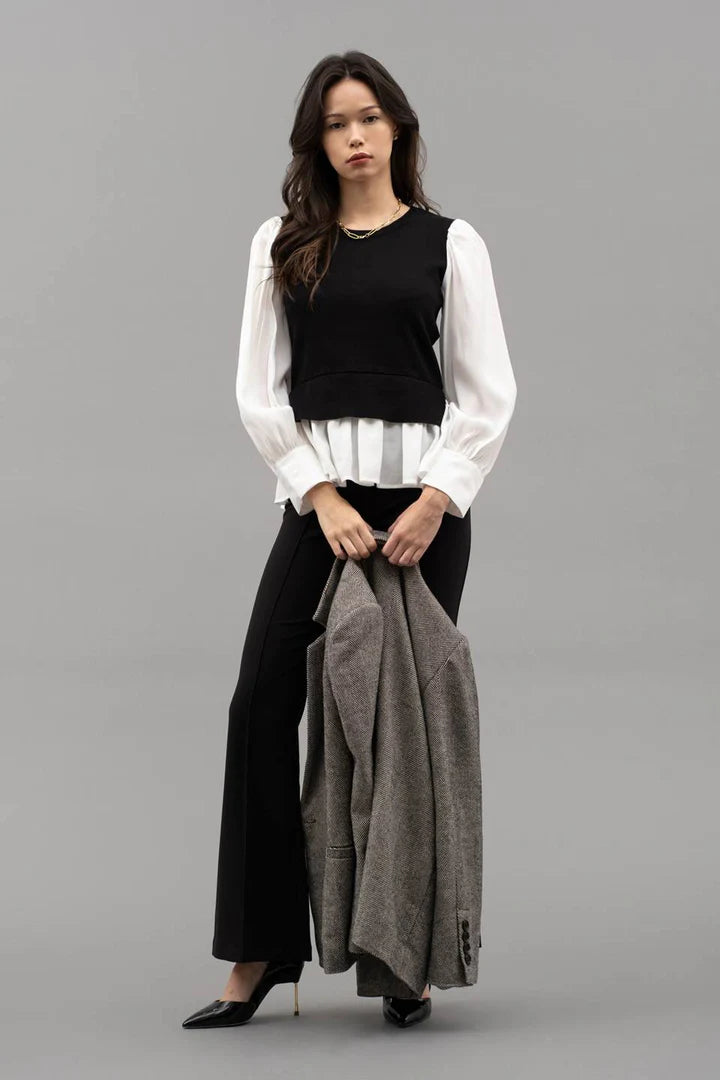 Layered Sweater Vest